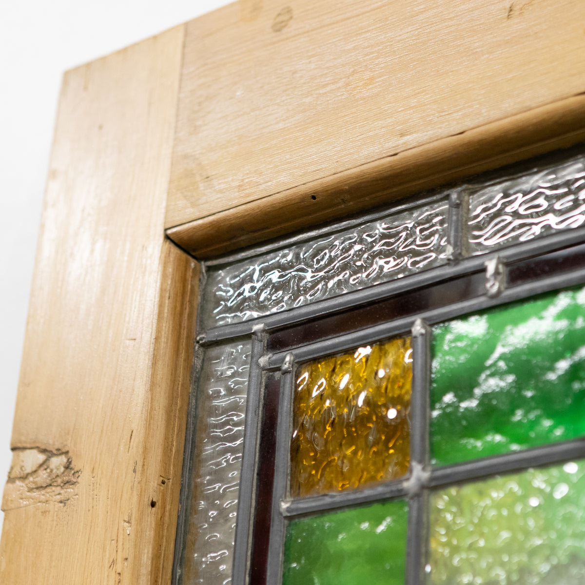 Antique Stained Glass Door - 193.5cm x 80.5cm