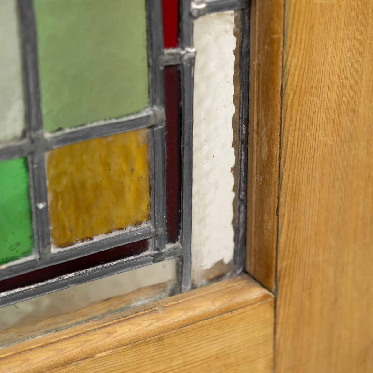 Antique Stained Glass Door - 193.5cm x 80.5cm