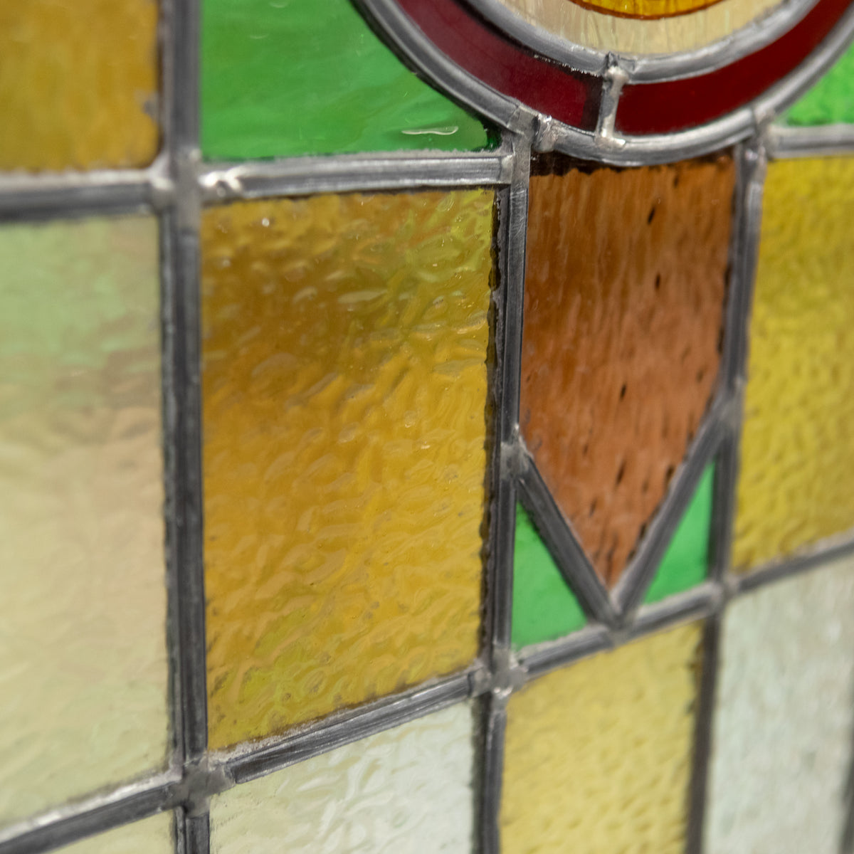 Antique Stained Glass Door - 193.5cm x 80.5cm