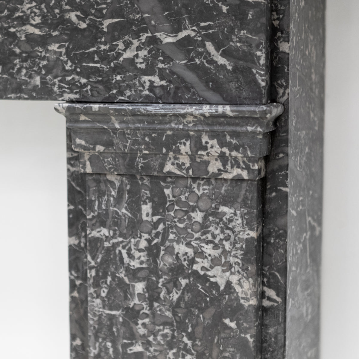 Antique Late Georgian St Anne's Marble Fireplace Surround