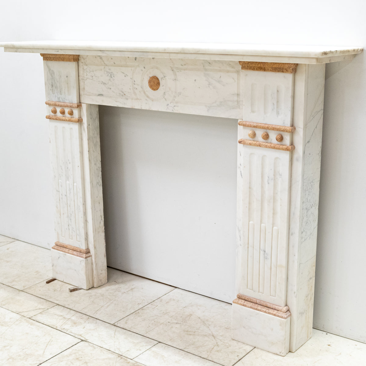 Antique Edwardian Marble Chimneypiece | Pair Available | The Architectural Forum