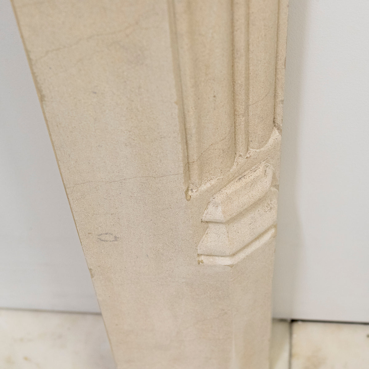 Antique Gothic Revival Bath Stone Fireplace Surround | The Architectural Forum