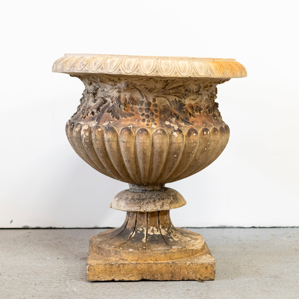Antique Cast Terracotta Stone Urn | G Jennings | The Architectural Forum
