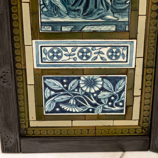Antique Cast Iron Thomas Jeckyll Insert with William Morris Tiles - The ...