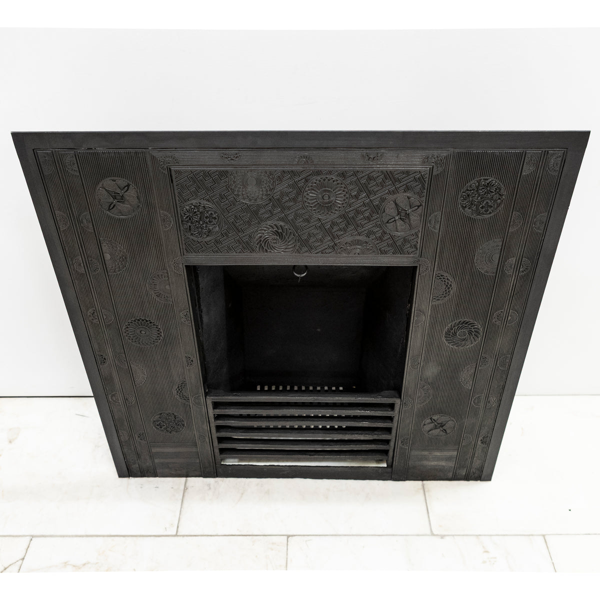 Antique Thomas Jeckyll Cast Iron Fireplace Insert | The Architectural Forum