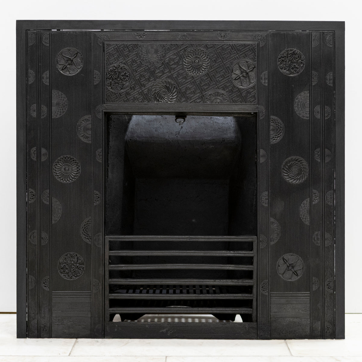 Antique Thomas Jeckyll Cast Iron Fireplace Insert | The Architectural Forum