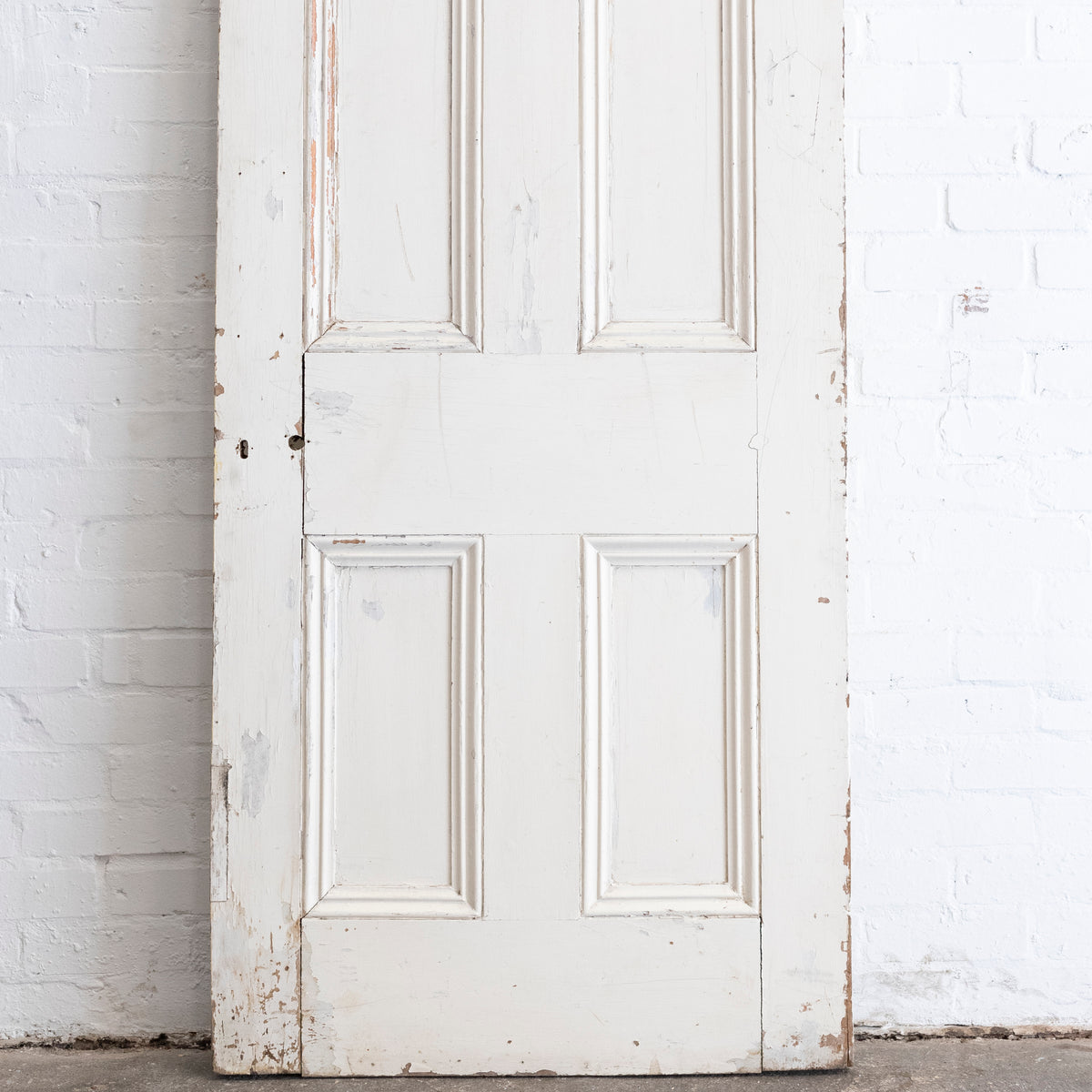 Antique Reclaimed Victorian 4 Panel Door - 199.5cm x 81cm | The Architectural Forum