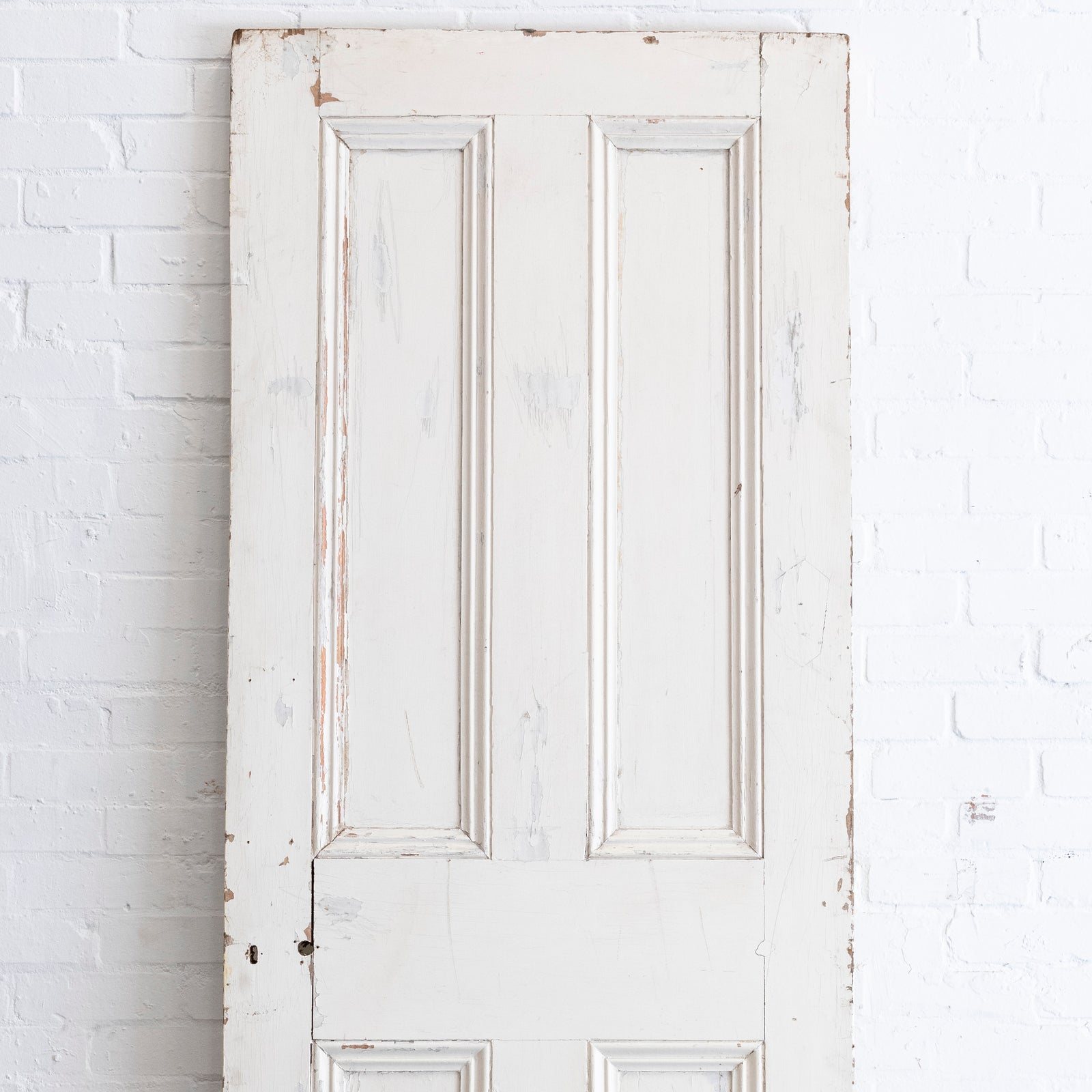 Antique Reclaimed Victorian 4 Panel Door - 199.5cm x 81cm | The Architectural Forum