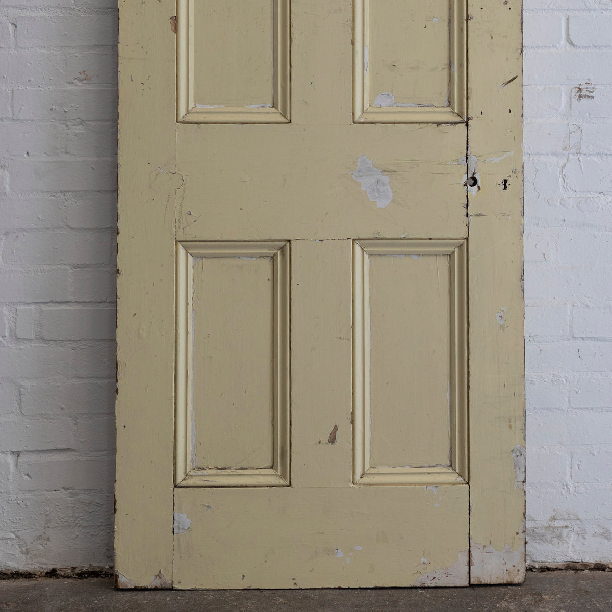 Antique Reclaimed Victorian 4 Panel Door - 199.5cm x 81cm | The Architectural Forum