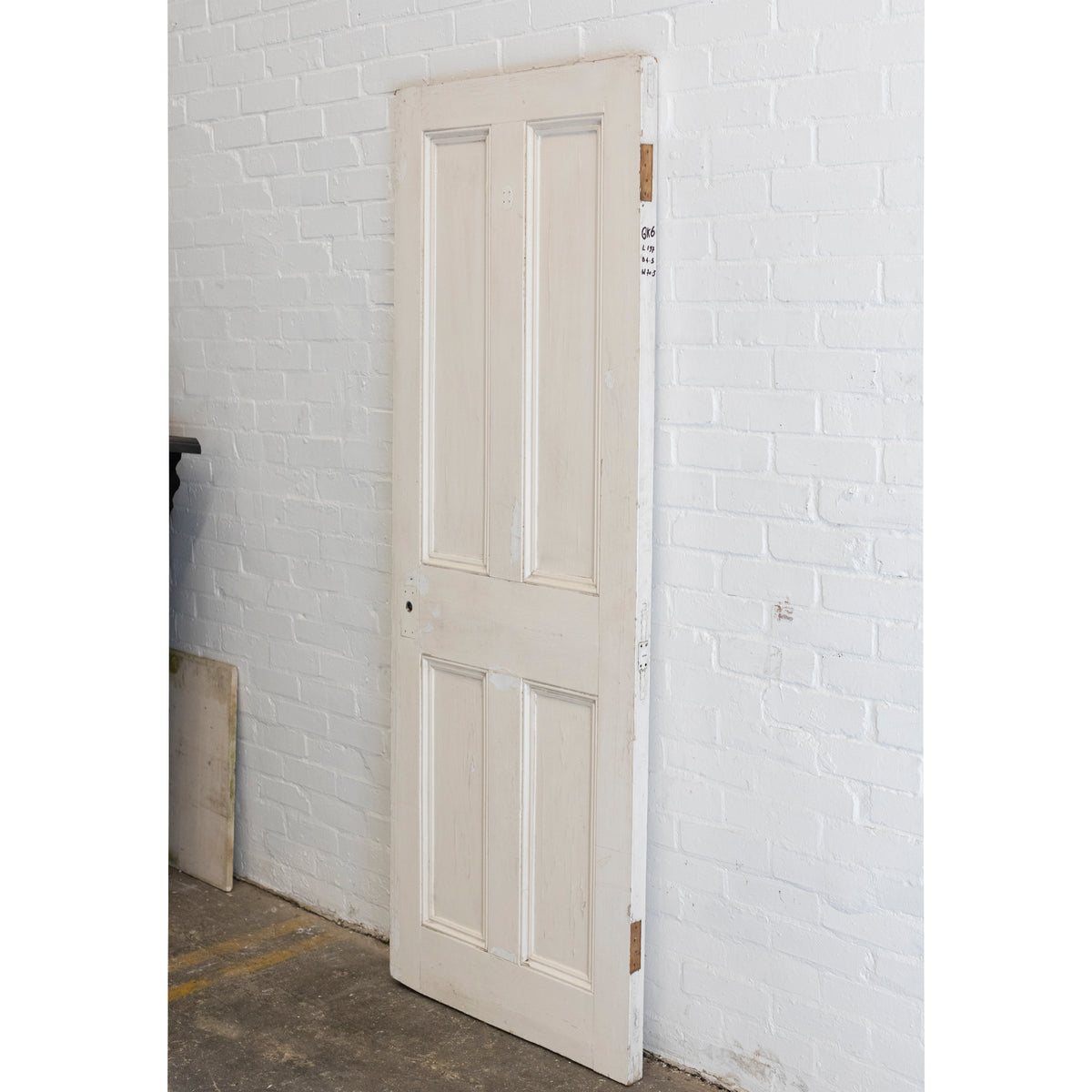 Antique Reclaimed Victorian 4 Panel Door - 197cm x 70.5cm | The Architectural Forum