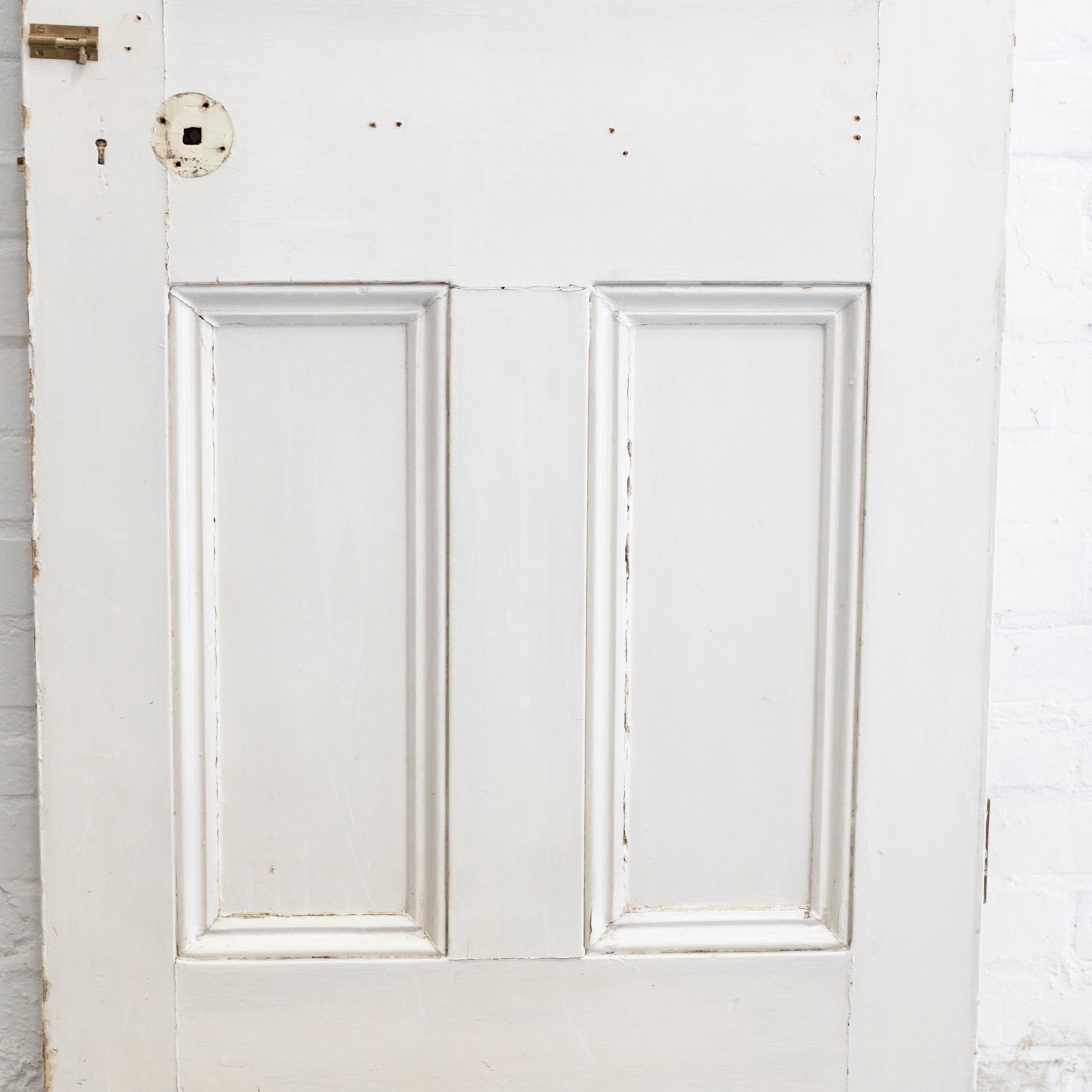 Antique Reclaimed Victorian 4 Panel Door - 211.5cm x 75.5cm | The Architectural Forum