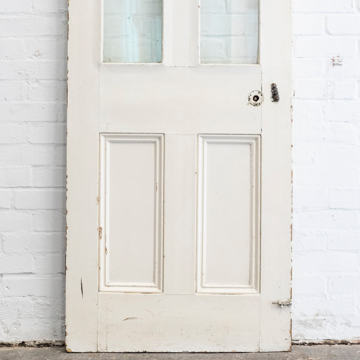 Antique Victorian 4 Panel Glazed Door - 209.5cm x 75.5cm | The Architectural Forum