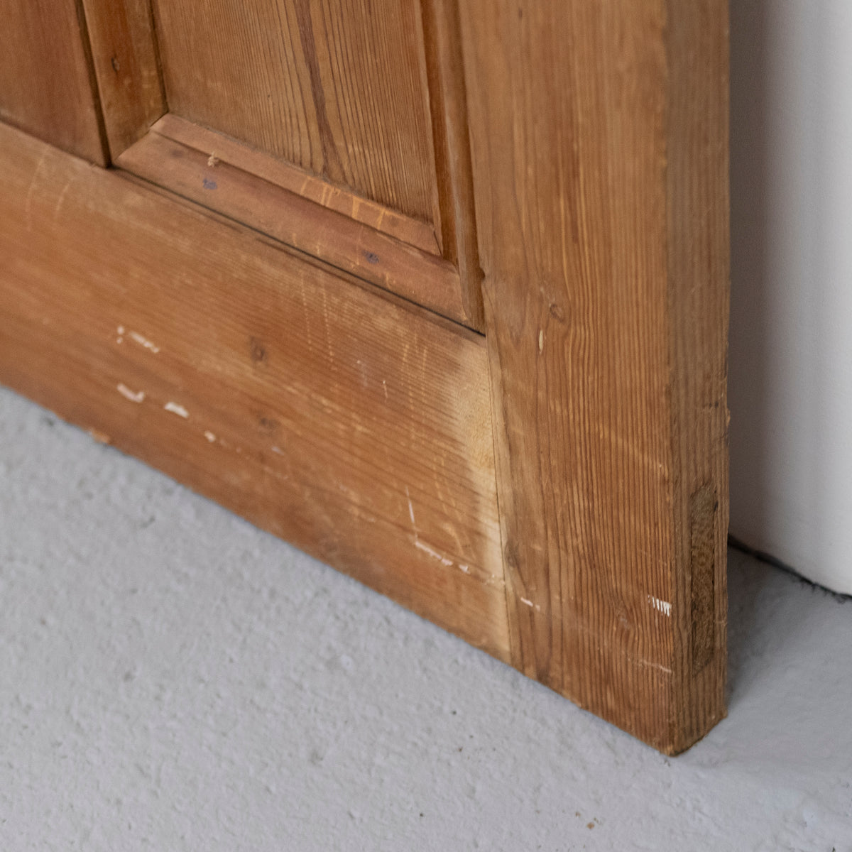 Antique 4 Panel Stripped Door 194cm x 83cm | The Architectural Forum