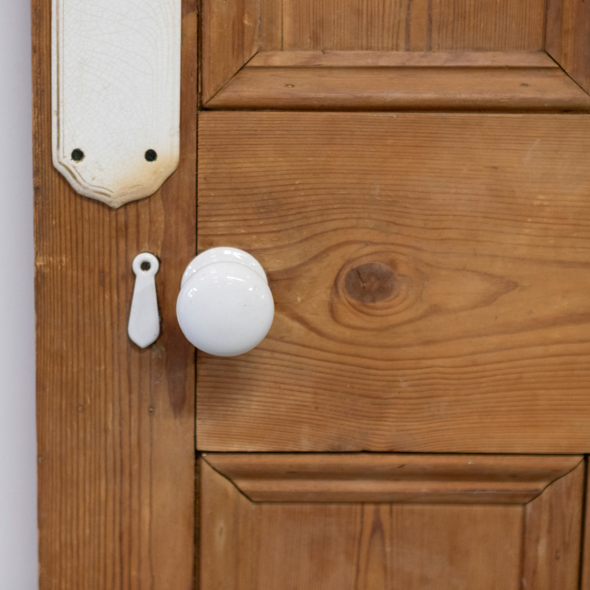 Antique 4 Panel Stripped Door 194cm x 83cm | The Architectural Forum