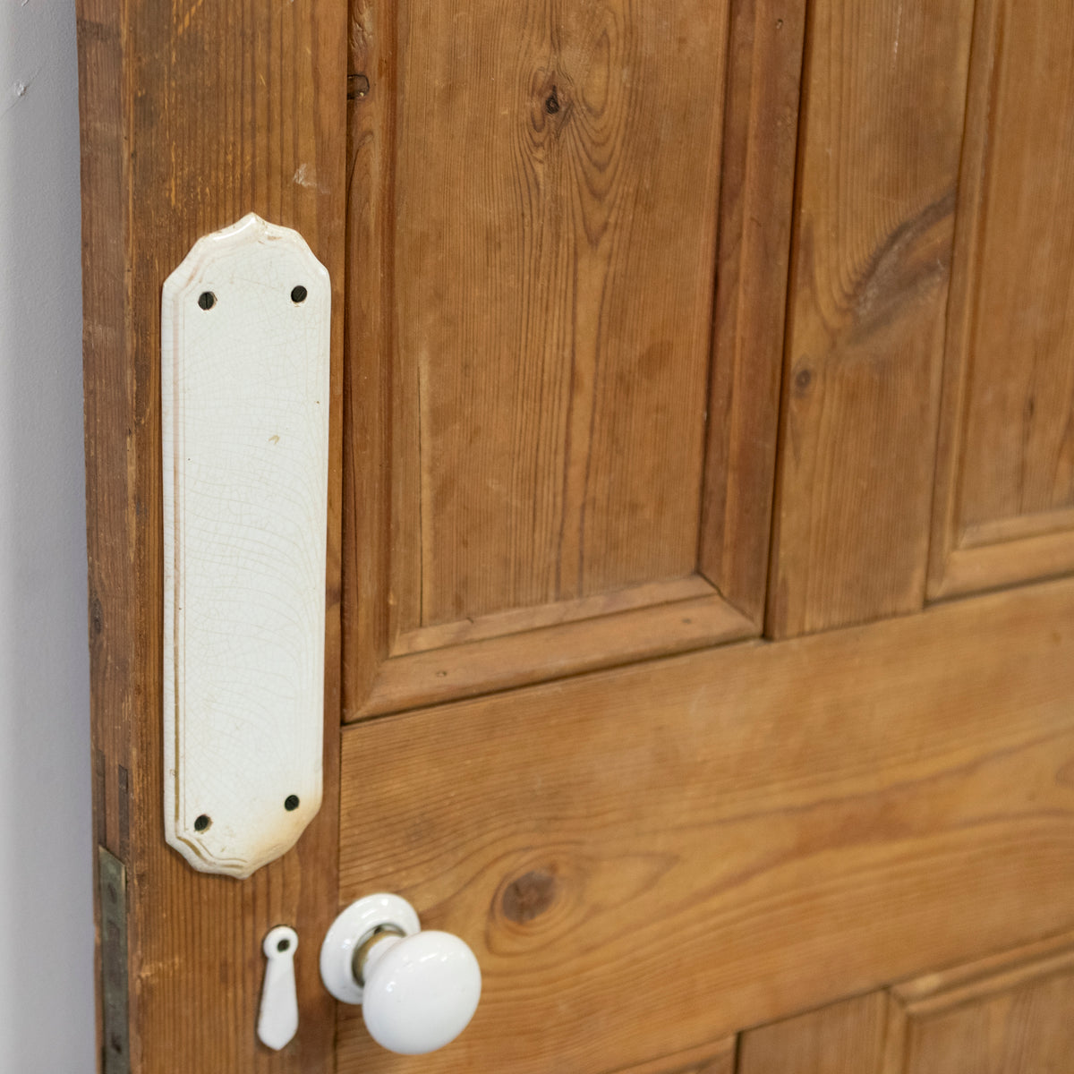 Antique 4 Panel Stripped Door 194cm x 83cm | The Architectural Forum