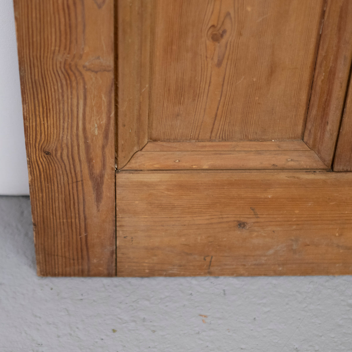 Antique 4 Panel Stripped Door 194cm x 83cm | The Architectural Forum