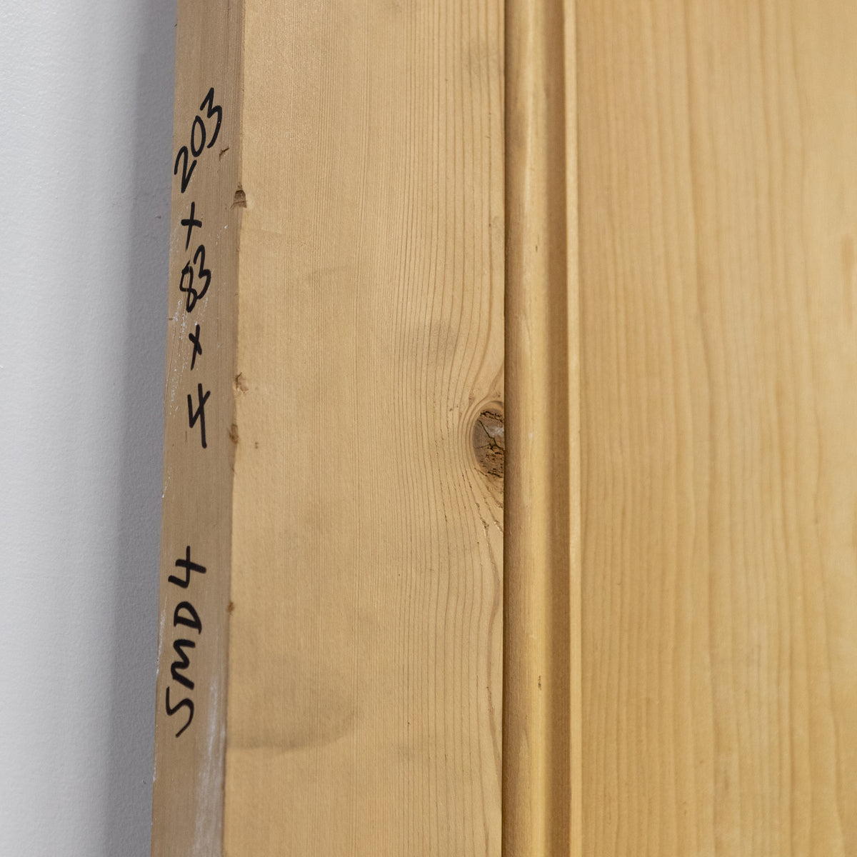 Antique 4 Panel Stripped Door 203cm x 83cm