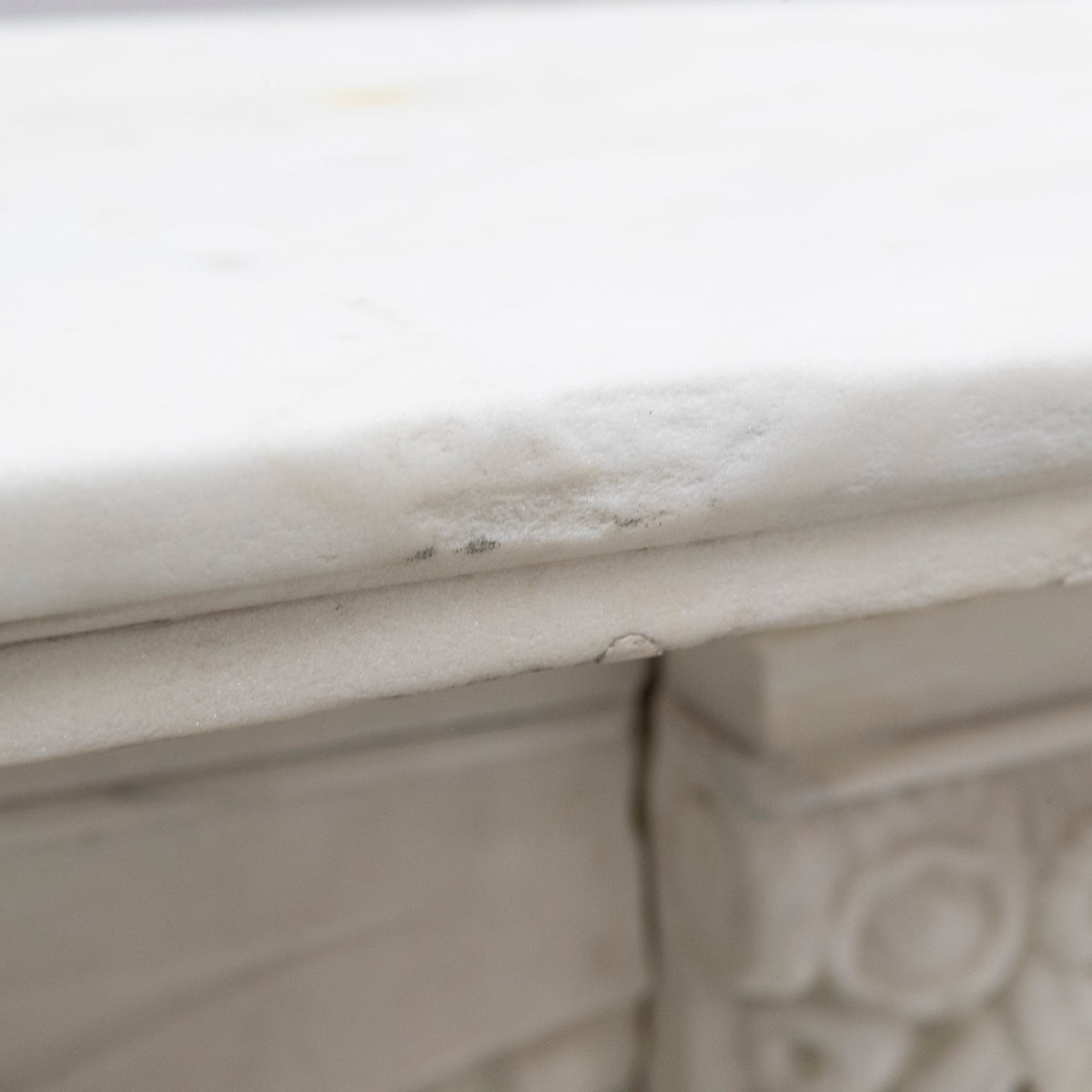 Antique Victorian Carved Statuary Marble Arched Chimneypiece | The Architectural Forum