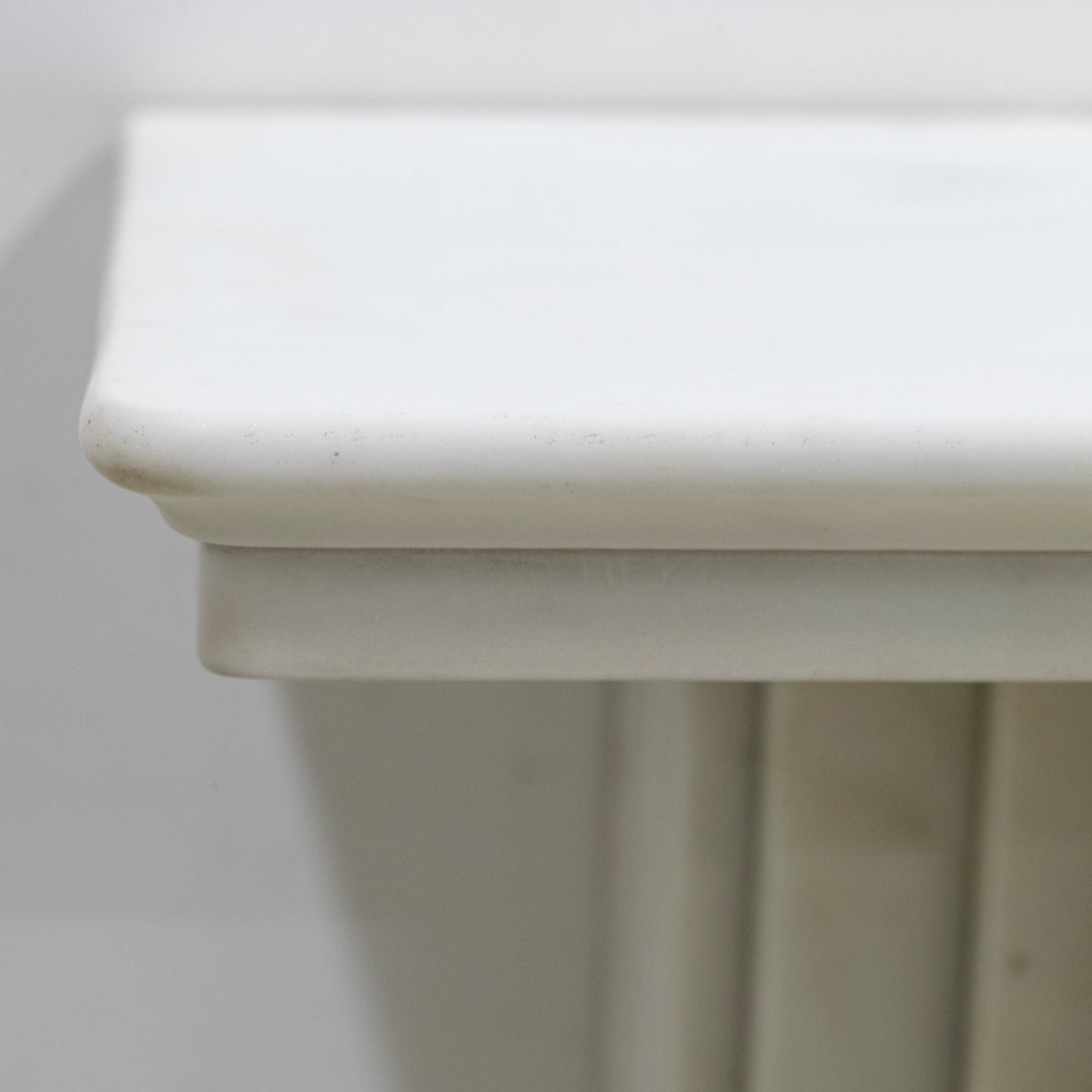 Antique Victorian Statuary Marble Carved Corbel Chimneypiece