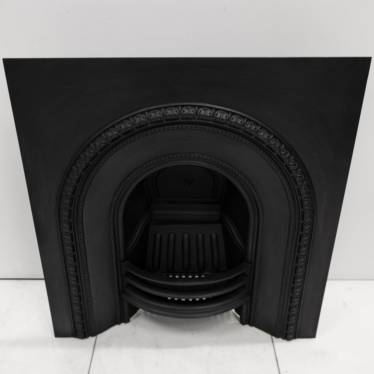 Antique Cast Iron Arched Fireplace Insert