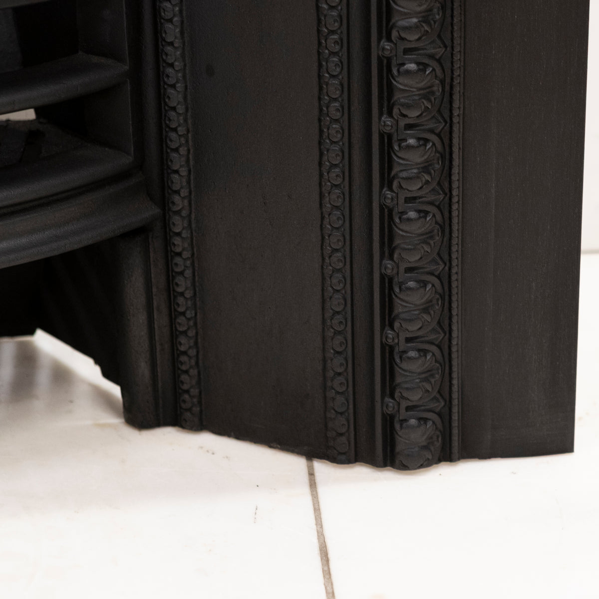 Antique Cast Iron Arched Fireplace Insert