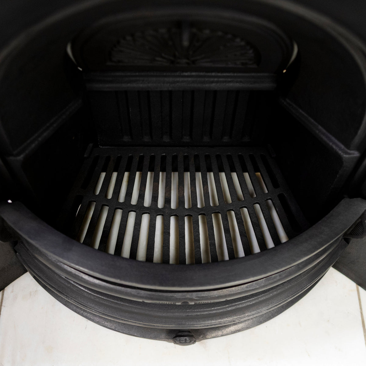 Antique Cast Iron Arched Fireplace Insert | The Architectural Forum