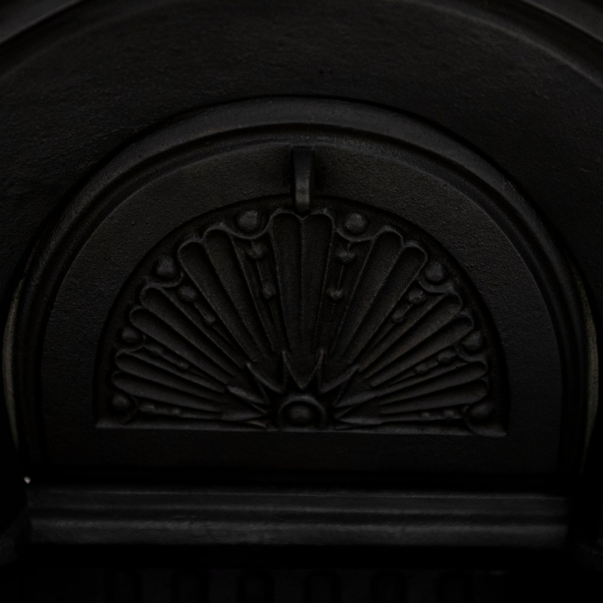 Antique Cast Iron Arched Fireplace Insert | The Architectural Forum