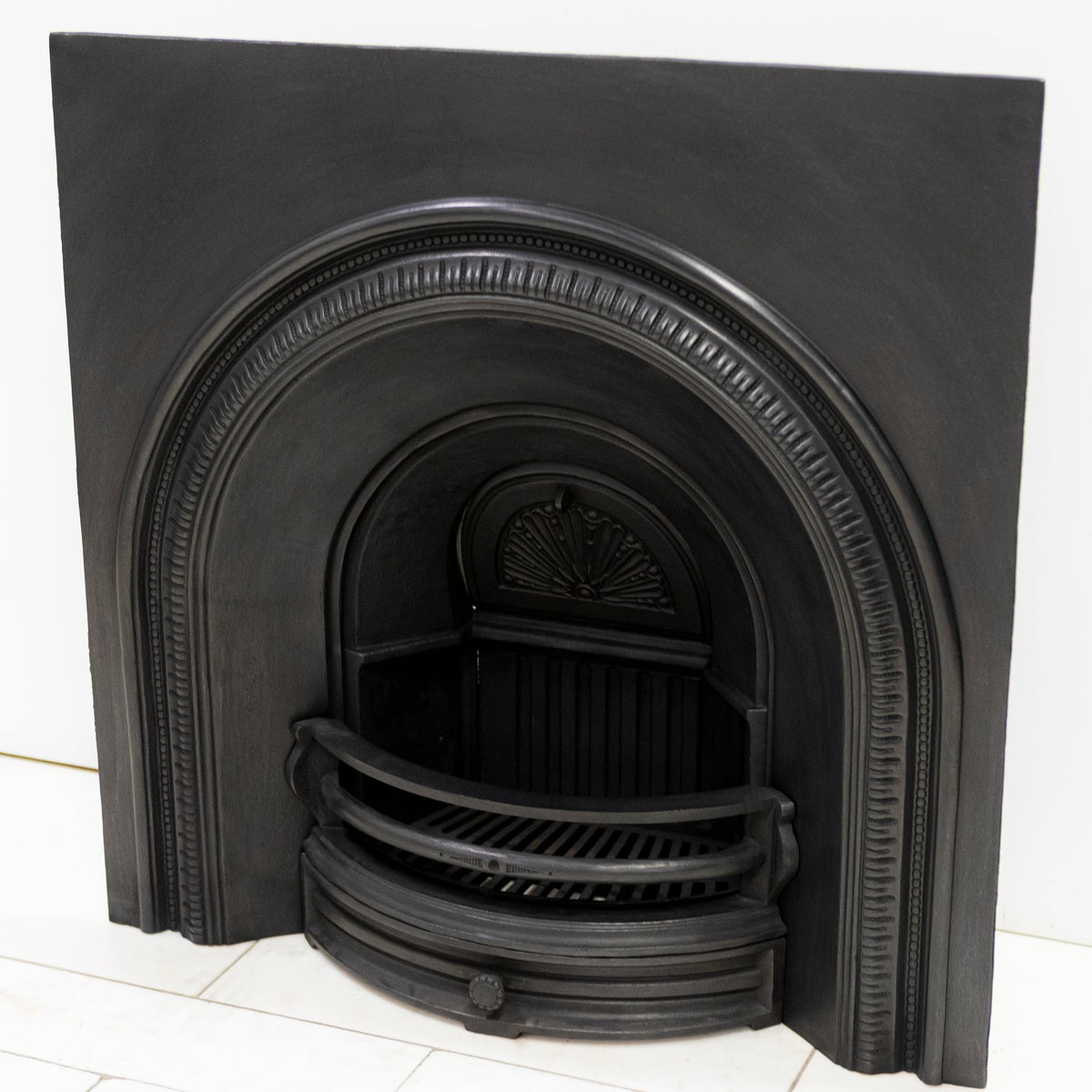 Antique Cast Iron Arched Fireplace Insert | The Architectural Forum