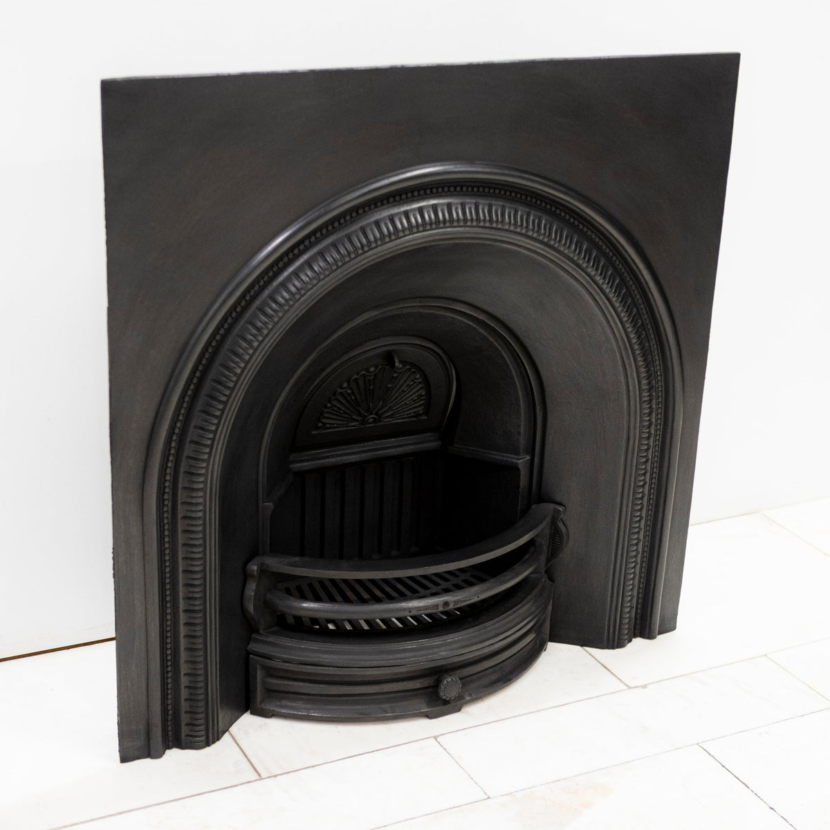 Antique Cast Iron Arched Fireplace Insert | The Architectural Forum
