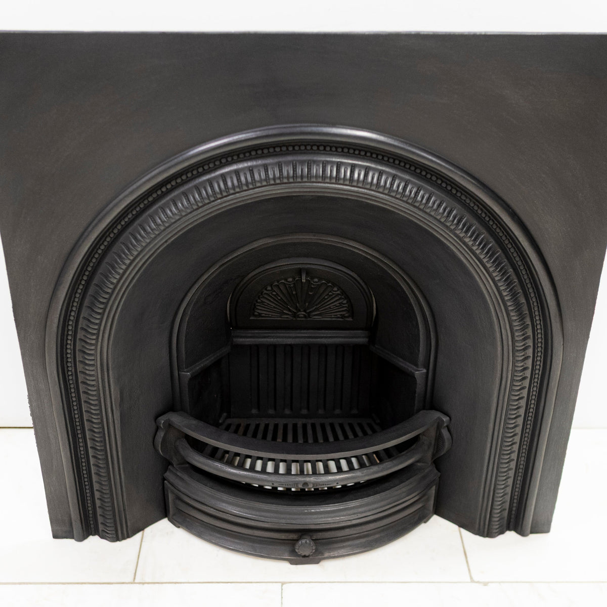 Antique Cast Iron Arched Fireplace Insert | The Architectural Forum