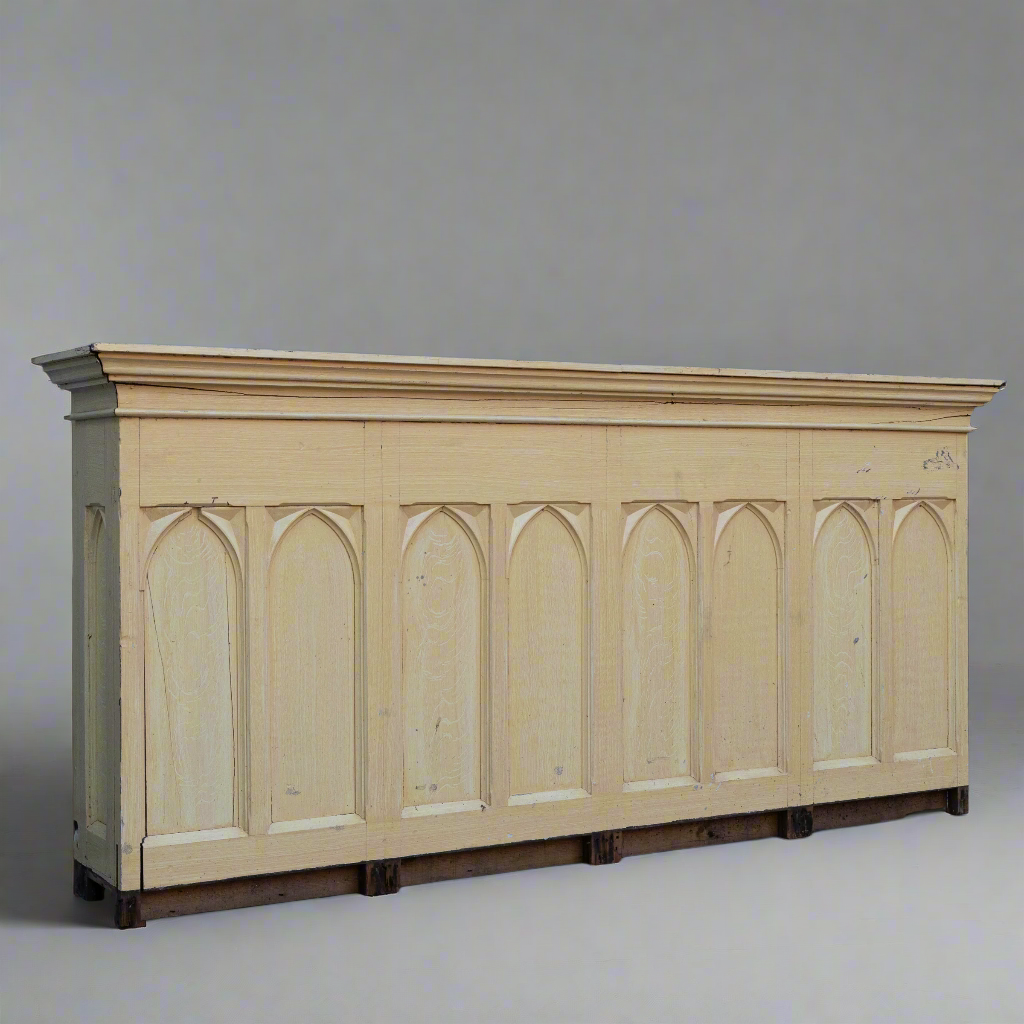 Victorian Antique Pine Church Altar Gothic Revival | The Architectural Forum