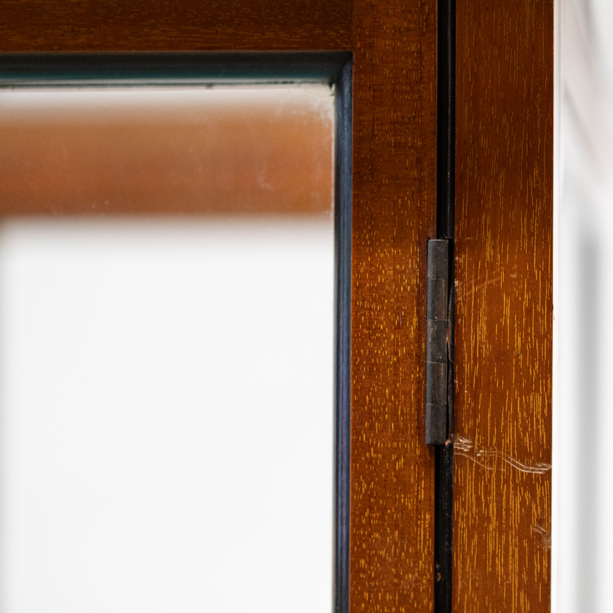 Antique Victorian Mahogany Museum Display Case