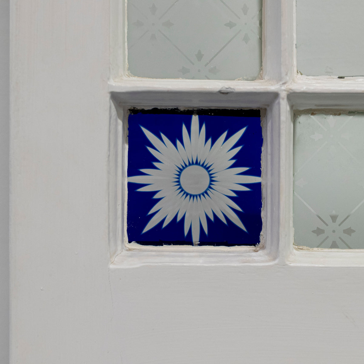 Antique Victorian Glazed Stained Glass Double Doors | The Architectural Forum