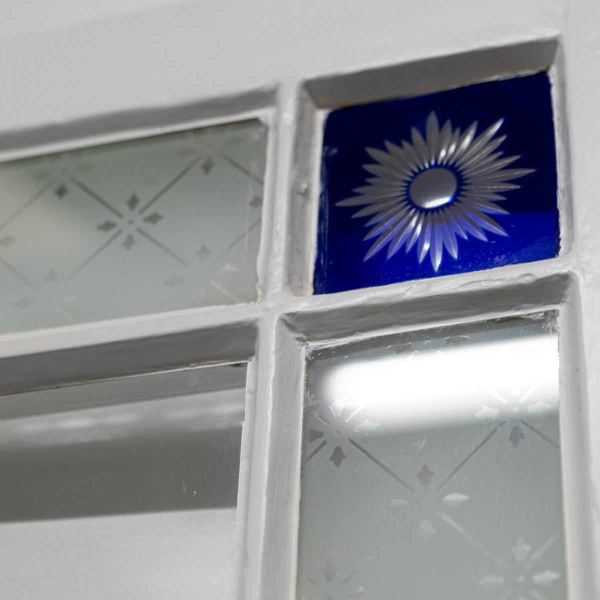 Antique Victorian Glazed Stained Glass Double Doors | The Architectural Forum