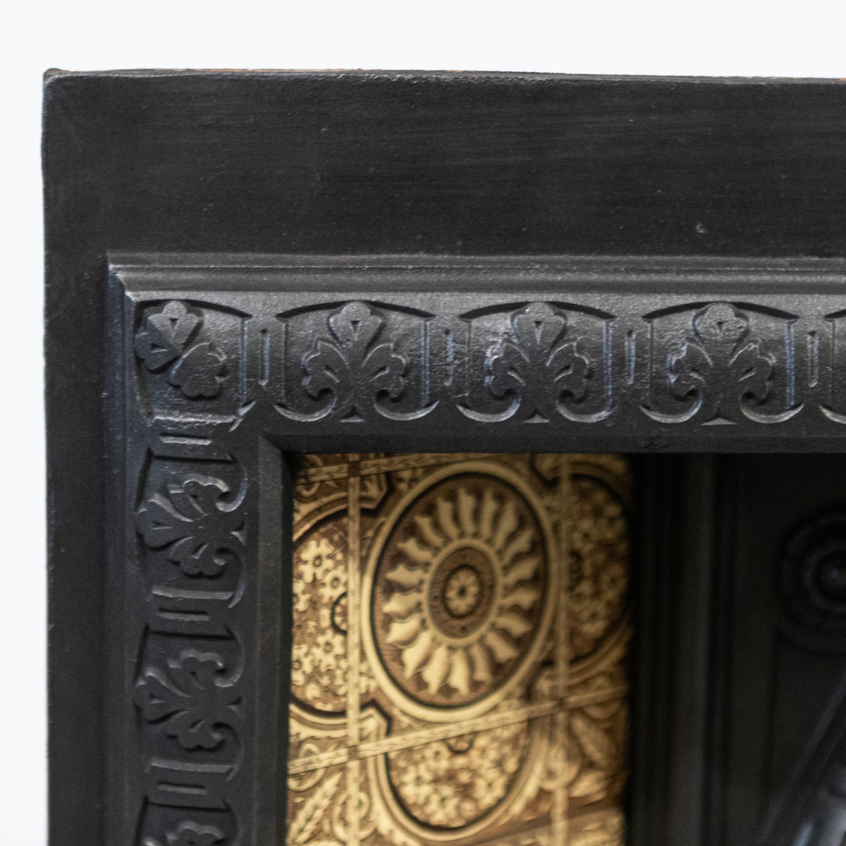 Antique Victorian Tiled Fireplace Insert | Pair Available | The Architectural Forum
