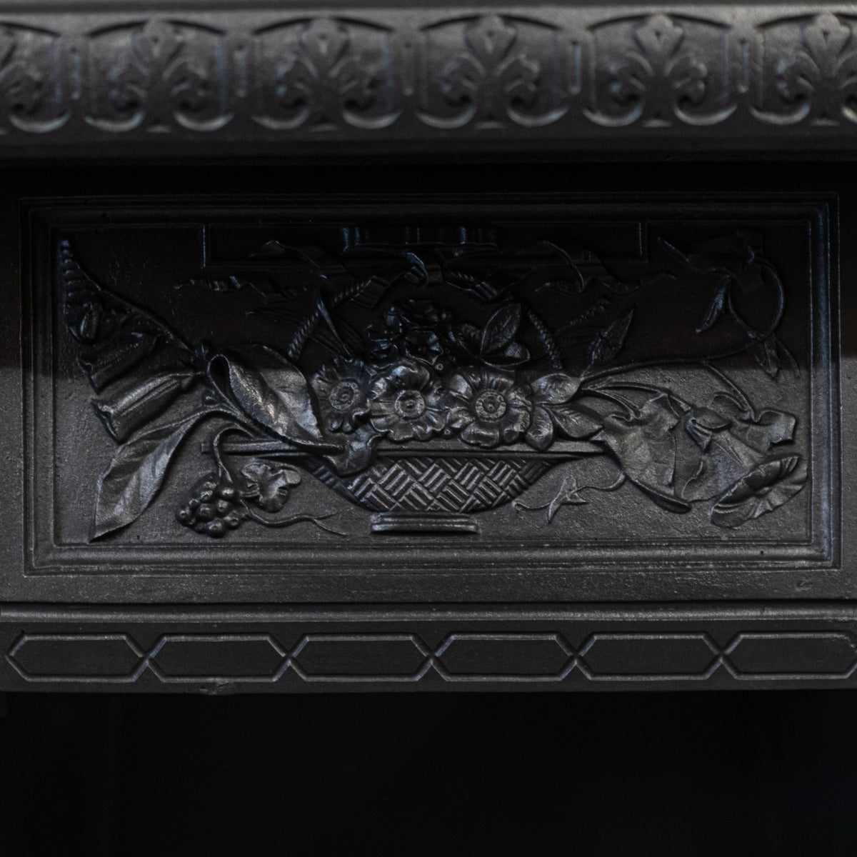 Antique Victorian Tiled Fireplace Insert | Pair Available | The Architectural Forum