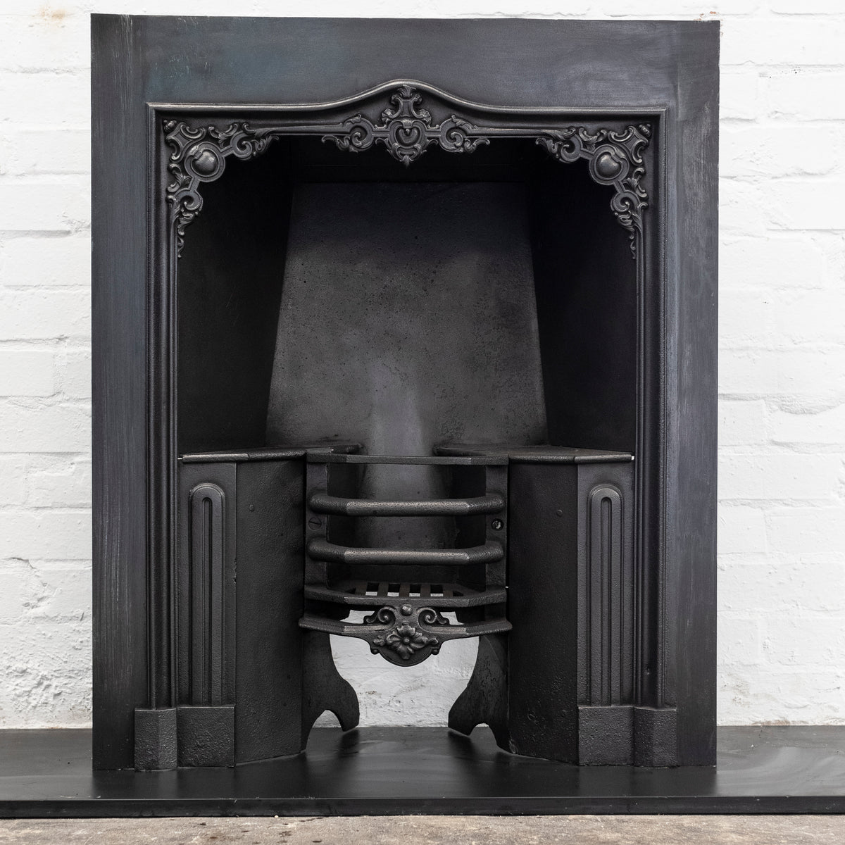 Antique Ornate Late Georgian / Early Victorian Cast Iron Insert | The Architectural Forum