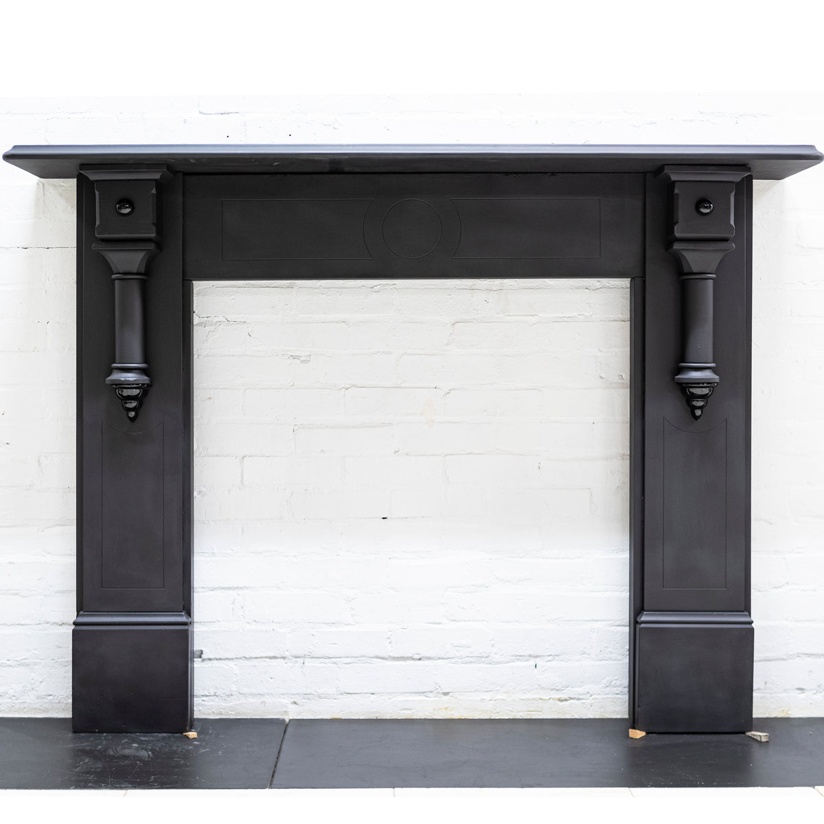 Antique Victorian Slate Fireplace Surround With Corbels | The Architectural Forum
