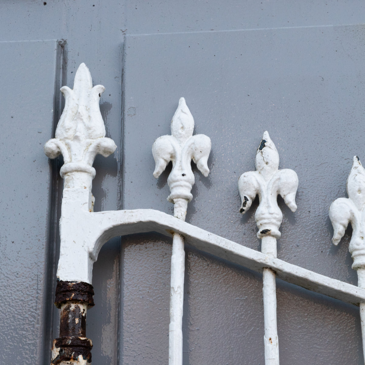 Impressive Victorian Wrought Iron Driveway Gates with Fleur-de-Lys Finials | The Architectural Forum