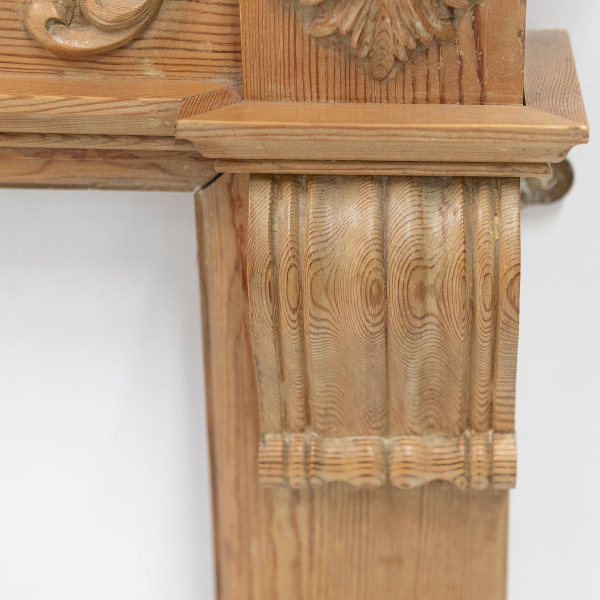 Antique Pine Wooden Fireplace Surround | The Architectural Forum