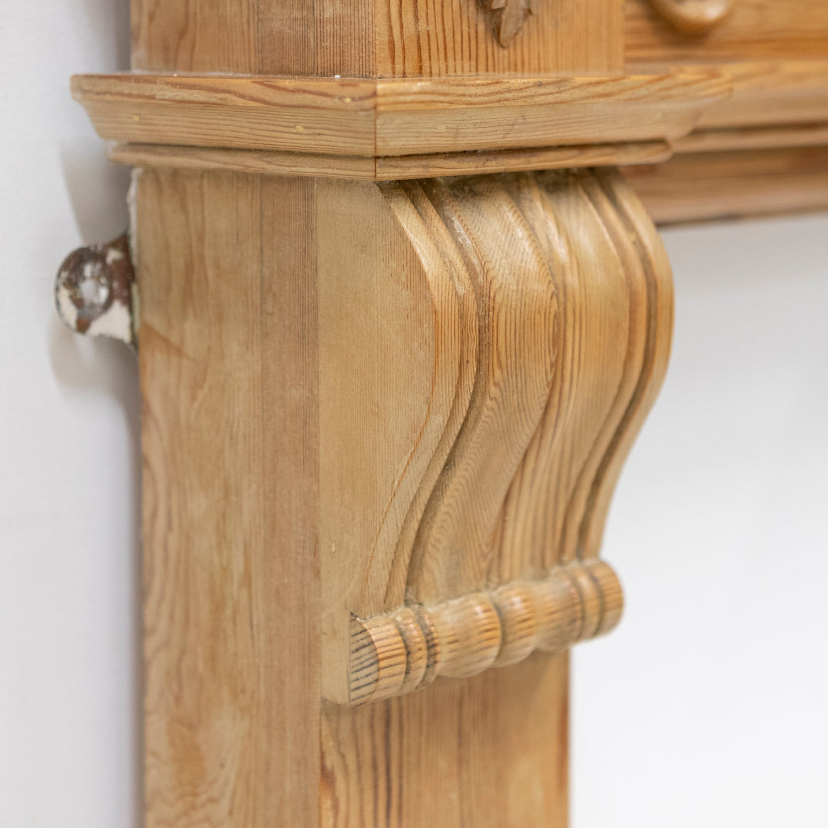 Antique Pine Wooden Fireplace Surround | The Architectural Forum