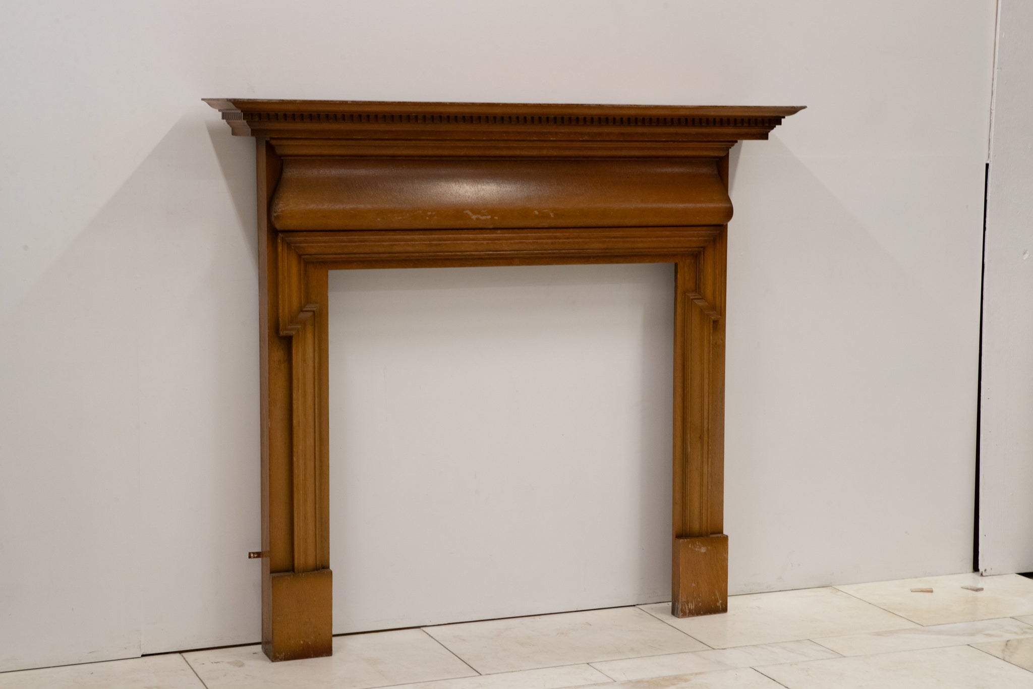 Antique Wooden Fireplace Surround - The Architectural Forum