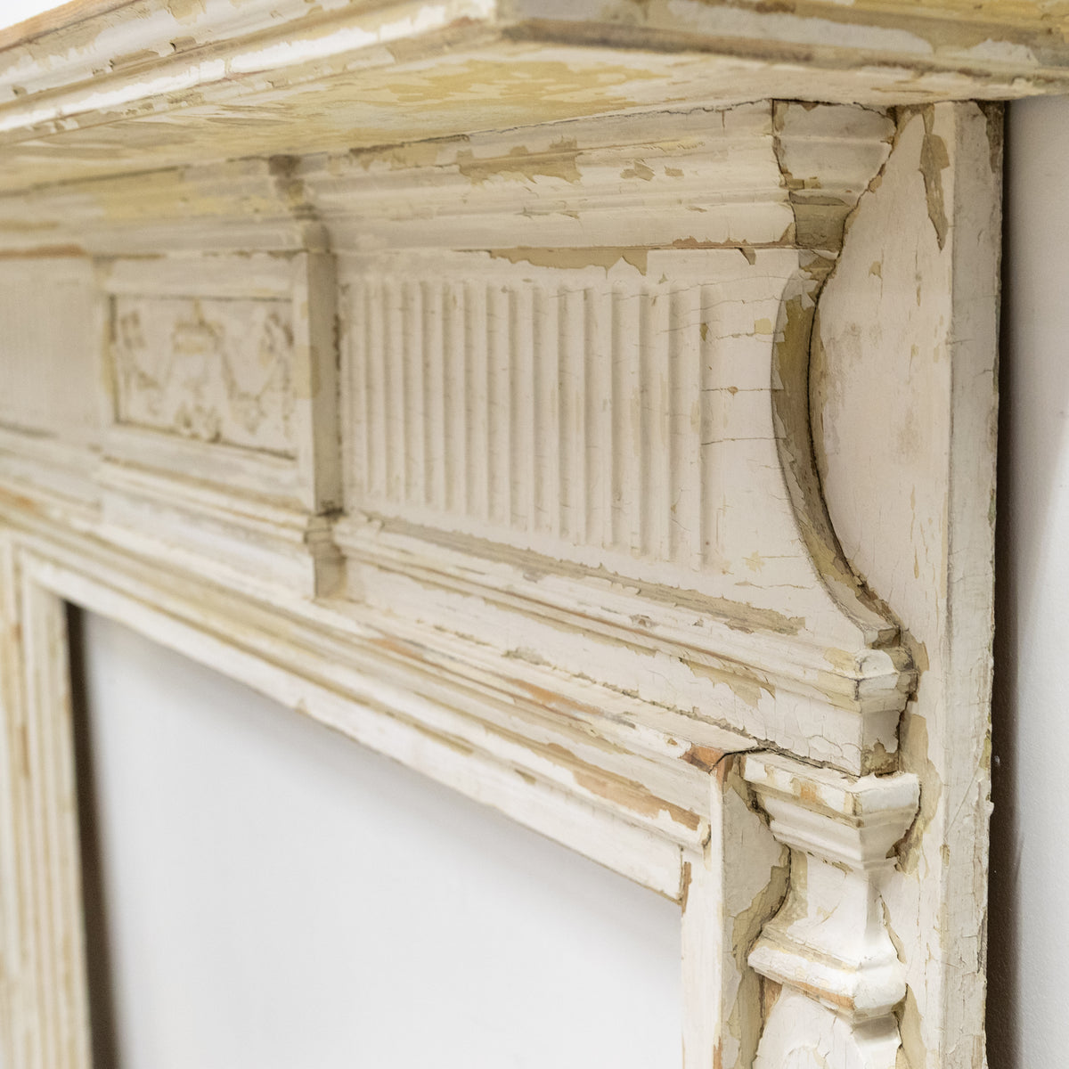 Large Antique Wooden Fireplace Surround | The Architectural Forum