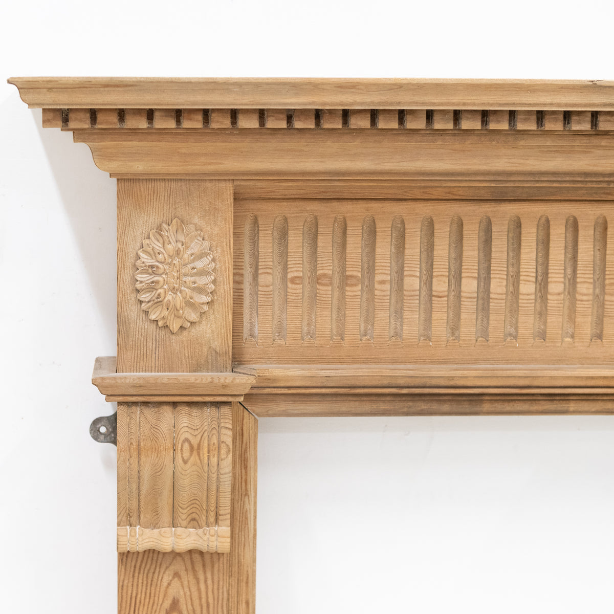 Reclaimed Richly Decorated Wooden Fireplace Surround | The Architectural Forum