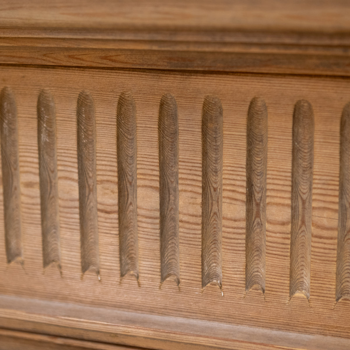 Reclaimed Richly Decorated Wooden Fireplace Surround | The Architectural Forum