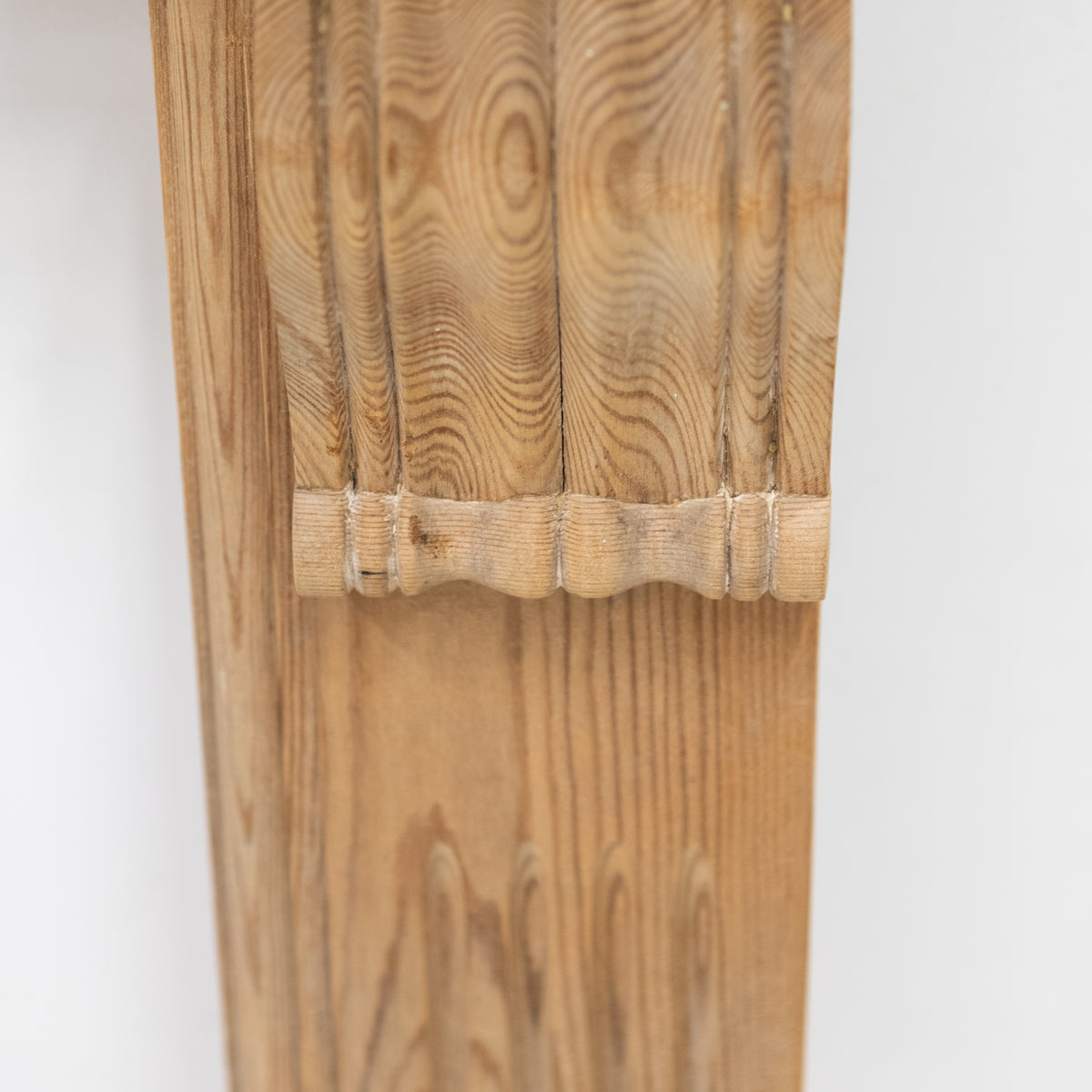 Reclaimed Richly Decorated Wooden Fireplace Surround | The Architectural Forum