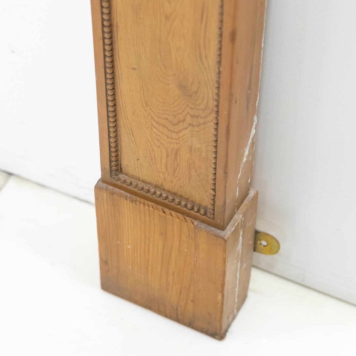 Antique Georgian Pine Wooden Fireplace Surround