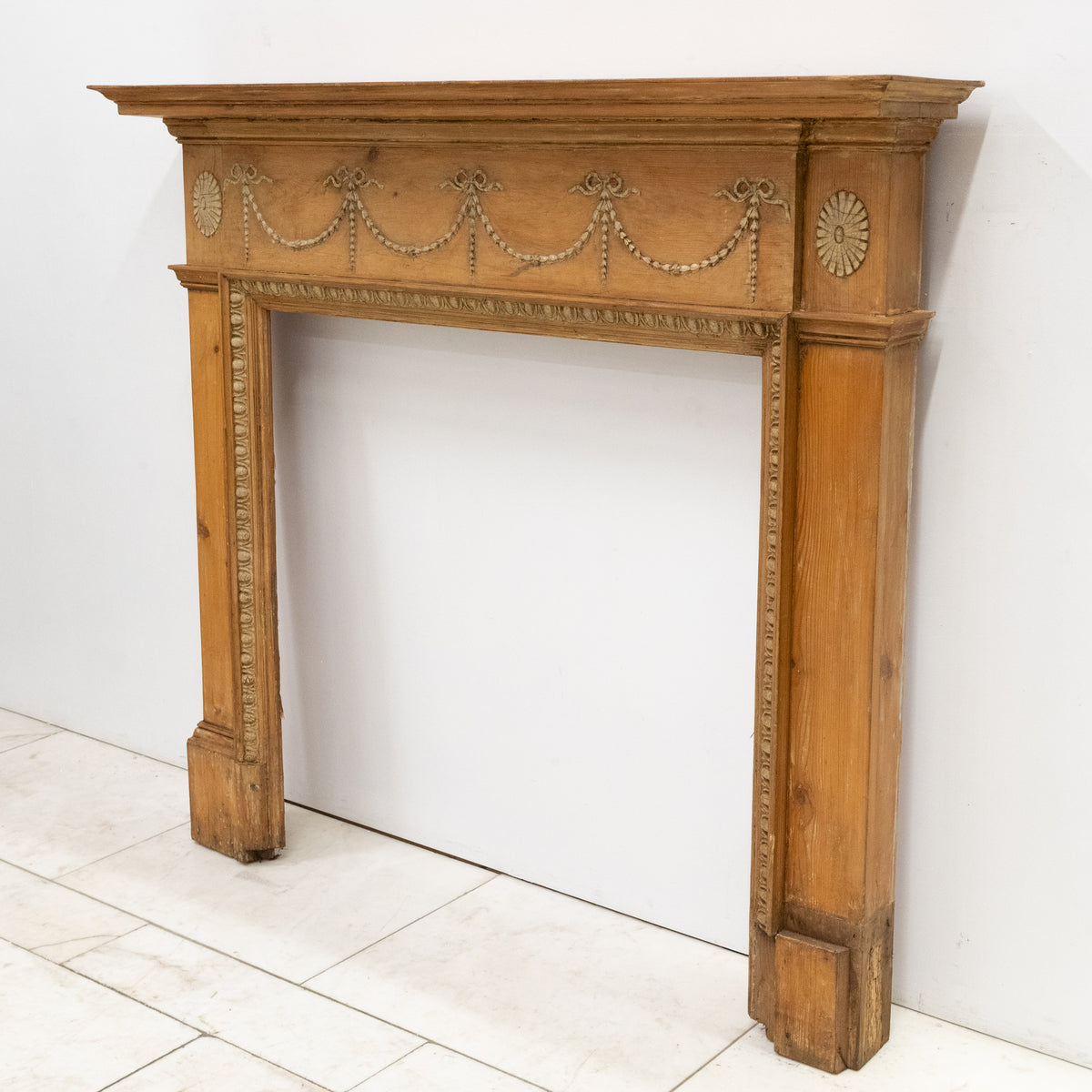 Antique Pine Fireplace Surround | The Architectural Forum