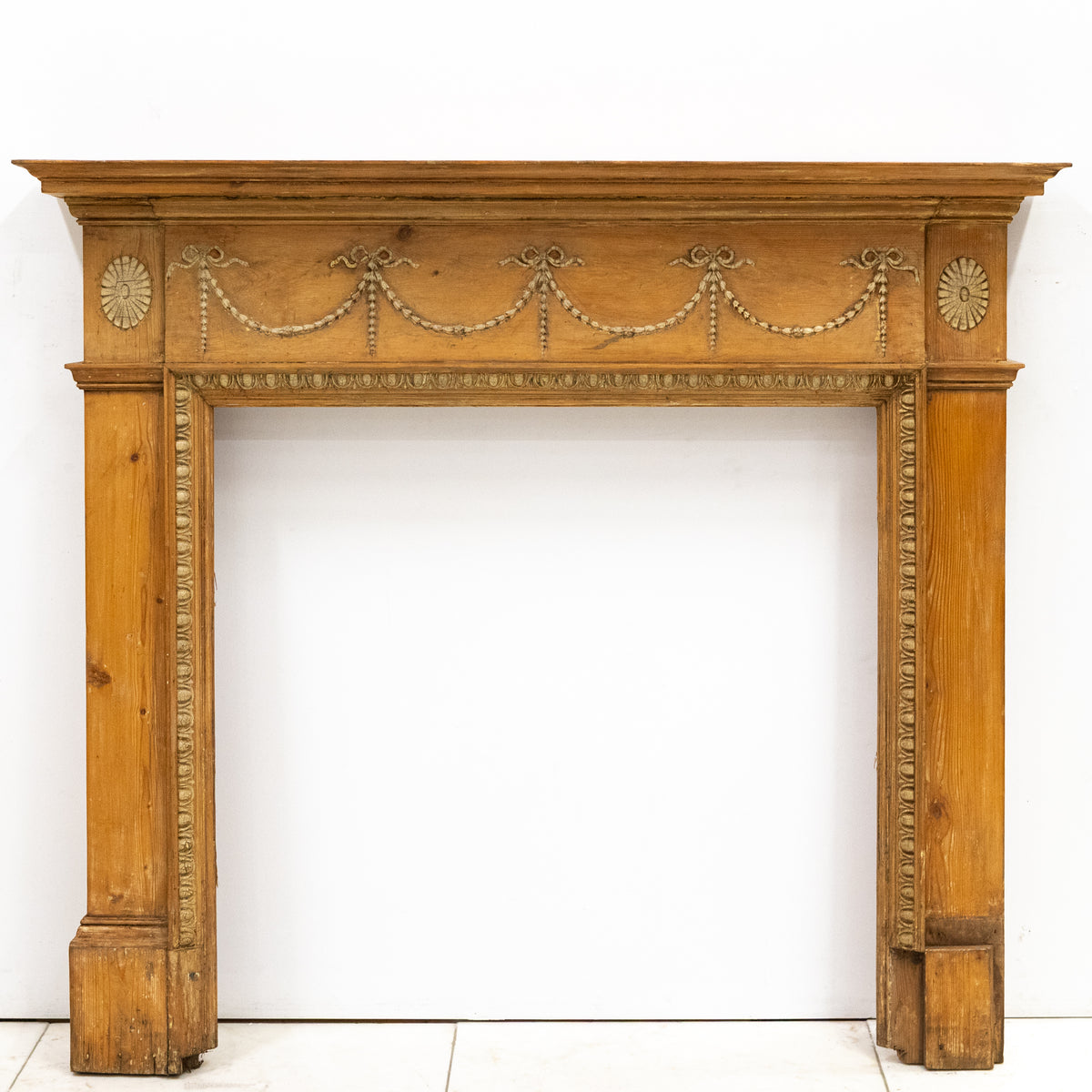 Antique Pine Fireplace Surround | The Architectural Forum