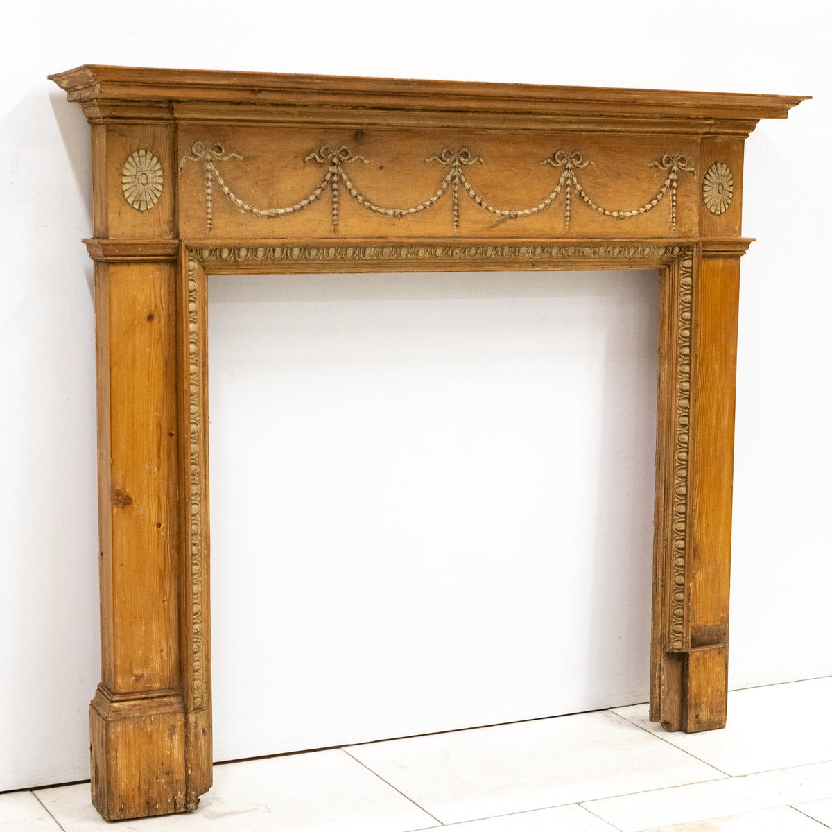 Antique Pine Fireplace Surround | The Architectural Forum